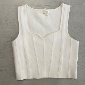 All Row Knit Crop Top